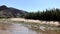 Hoarusib riverbed in the Kaokoveld Namibia, Pan with the camera