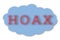 Hoax Halftone Text in Cloud