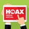 Hoax media social