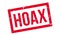 Hoax rubber stamp