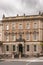 Hobart, Tasmania, Australia - December 14, 2009: closeup and frontal view of historic building, the law offices of Derwent and