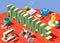 Hobby Crafts Isometric Composition