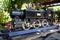 Hobby: model steam train engine