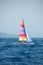 Hobie cat sailing