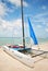 Hobie Catamaran on the Beach