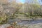 Hochblaser - Crystal clear river Seeaubach flowing into Leopoldsteiner lake in in Eisenerz, Ennstal Alps, Styria, Austria