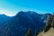 Hochblaser - Panoramic view of majestic mountain peaks seen from Hochblaser in Eisenerz, Ennstal Alps, Styria, Austria.