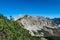 Hochblaser - Panoramic view of majestic mountain peaks seen from Hochblaser in Eisenerz, Ennstal Alps, Styria, Austria.