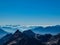 Hochschober - Panoramic view from majestic mountain peak of Hochschober, Schober Group, High Tauern National Park, East Tyrol