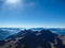 Hochschober - Panoramic view from majestic mountain peak of Hochschober, Schober Group, High Tauern National Park, East Tyrol