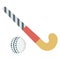 Hockey Isolated Vector Illustration Icon editable