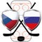 Hockey logo- Czech Republic vs russia