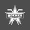 Hockey logo set