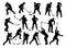 Hockey Player Sports Silhouettes