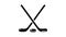 Hockey stick icon animation
