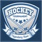 Hockey team logo template. Emblem, logotype