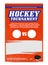 Hockey Tournament poster or flyer vector design