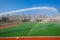 Hockey Water Spraying Play Astro Field