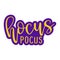 Hocus pocus - Hand drawn vector Halloween sticker