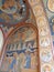 Hodos-Bodrog Monastery -Vault entrance door detail mural painting
