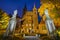 Hoexter, Germany - October 30, 2016: Imperial Abbey of Corvey in North Rhine-Westphalia