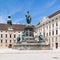Hofburg court with statue emperor Francis I, Vienna, Austria