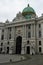 Hofburg Palace St Michael`s Wing dome and archway Vienna