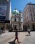 The Hofburg Palace in Vienna, ancient baroque imperial palace. Entrance of the Saint Michael wing in Michaelerplatz square