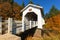 Hoffman Bridge over Crabtree Creek in Fall in oregon