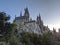 Hogwarts castle monument in Universal Studios park in Florida