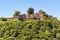 Hohenurach Castle on mountain top, Bad Urach, Germany