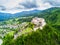 Hohenwerfen Castle aerial view