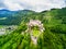 Hohenwerfen Castle aerial view