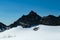 Hoher Sonnblick - Close up view on Goldbergspitz in Hohe Tauern mountain range in Carinthia, Austrian Alps