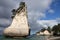 Hoho rock on Cathedral Cove beach in Te Whanganui a Hei Marine Reserve in New Zealand