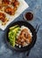 Hoisin Chicken. Traditional Asian cuisine. Chicken with sauce, r
