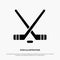 Hokey, Ice Sport, Sport, American solid Glyph Icon vector