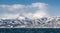 Hokkaido island coastline, beautiful clouds, sky and sea.