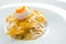 Hokkaido scallop with crab sauce