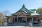 Hokoku Shrine at Osaka Castle in Osaka, Japan. a famous historic site