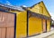 Holbox Island colorful Caribbean houses Mexico