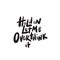 Hold on, Let me overthink it. Funny lettering phrase. Vector.