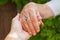 Holding hands, Parkinson disease