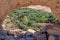 Hole on stone wall at ait ben haddou