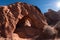Holes in the sandstone formations, Lake Mead Recreation Area, Nevada