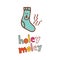 Holey moley - funny smelly sock comic cartoon