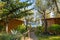 Holiday apartment - wooden cottage in forest near the sea. camping house in Italy