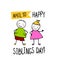 Holiday April 10. Happy Siblings day