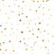 Holiday background, seamless pattern with stars. gold and silver