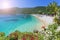 Holiday on the beach of Lefkada